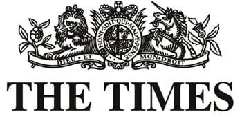 The Times Newspaper Logo black on white